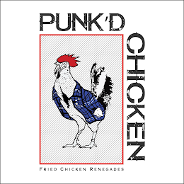 PUNK'D CHICKEN FRIED CHICKEN RENEGADES logo