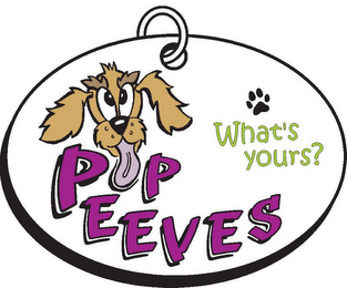 PUP PEEVES WHAT'S YOURS? logo
