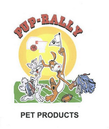 PUP-RALLY PET PRODUCTS logo
