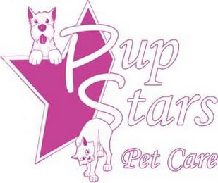PUP STARS PET CARE logo