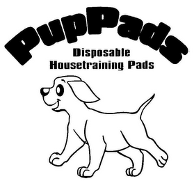 PUPPADS DISPOSABLE HOUSETRAINING PADS logo