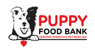 PUPPY FOOD BANK SERVING AMERICA'S PET RESCUES logo