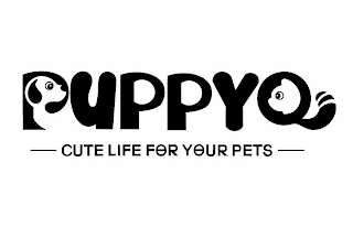 PUPPYQ CUTE LIFE FOR YOUR PETS logo