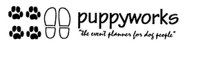 PUPPYWORKS "THE EVENT PLANNER FOR DOG PEOPLE" logo