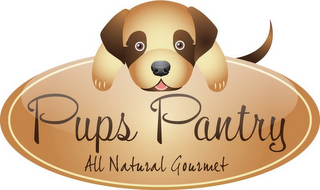 PUPS PANTRY ALL NATURAL GOURMET logo
