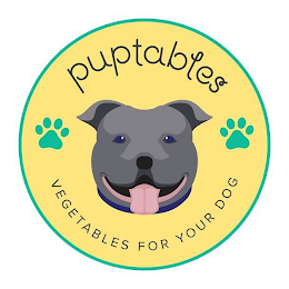 PUPTABLES VEGETABLES FOR YOUR DOG logo
