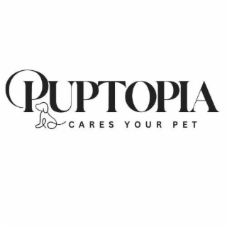 PUPTOPIA CARES YOUR PET logo