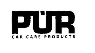 PUR CAR CARE PRODUCTS logo