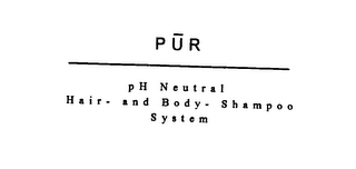 PUR PH NEUTRAL HAIR- AND BODY- SHAMPOO SYSTEM logo