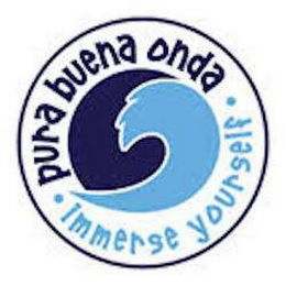 · PURA BUENA ONDA · IMMERSE YOURSELF logo