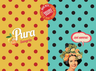 PURA, PREMIUM SANGRIA MADE IN SPAIN WITH ORGANIC GRAPES logo