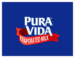 PURA VIDA EVAPORATED MILK logo