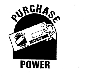 PURCHASE POWER PURCHASE POWER OPEN TODAY! "INCREASING YOUR FAMILY'S PURCHASING POWER" logo