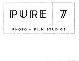 PURE 7 PHOTO + FILM STUDIOS logo