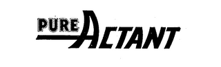 PURE ACTANT logo