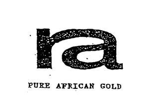 PURE AFRICAN GOLD& RA logo