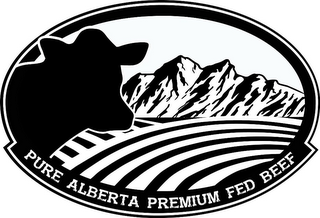 PURE ALBERTA PREMIUM FED BEEF logo