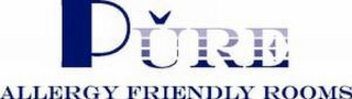 PURE ALLERGY FRIENDLY ROOMS logo
