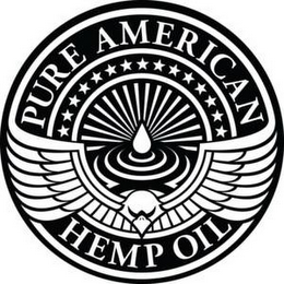 PURE AMERICAN HEMP OIL logo