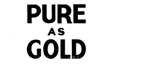 PURE AS GOLD logo