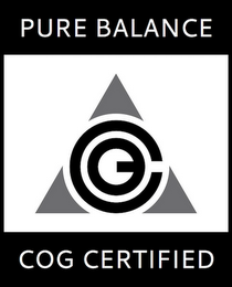 PURE BALANCE CG COG CERTIFIED logo