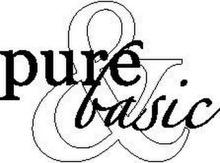 PURE & BASIC logo