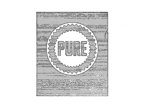 PURE BE SURE WITH PURE logo