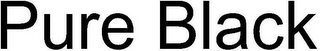 PURE BLACK logo