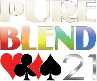 PURE BLEND 21 logo