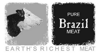 PURE BRAZIL MEAT EARTH'S RICHEST MEAT logo