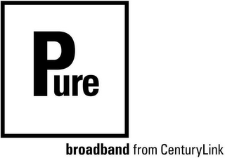 PURE BROADBAND FROM CENTURYLINK logo