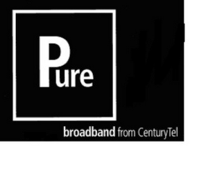 PURE BROADBAND FROM CENTURYTEL logo