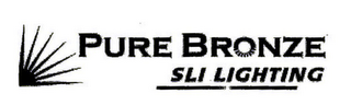 PURE BRONZE SLI LIGHTING logo