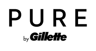 PURE BY GILLETTE logo