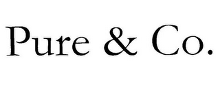 PURE & CO. logo