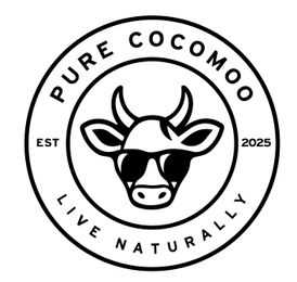 PURE COCOMOO EST 2025 LIVE NATURALLY logo