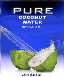 PURE COCONUT WATER 100% NATURAL logo