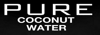 PURE COCONUT WATER logo