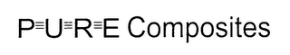 P=U=R=E COMPOSITES logo