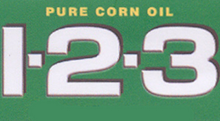 PURE CORN OIL 1-2-3 logo