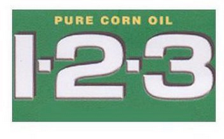 PURE CORN OIL 1-2-3 logo