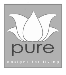PURE DESIGNS FOR LIVING logo
