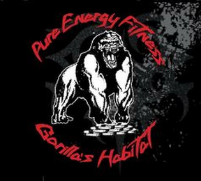 PURE ENERGY FITNESS GORILLA'S HABITAT logo