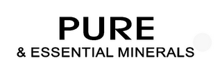 PURE & ESSENTIAL MINERALS logo