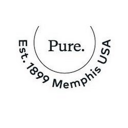 PURE. EST. 1899 MEMPHIS USA logo