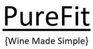 PURE FIT {WINE MADE SIMPLE} logo