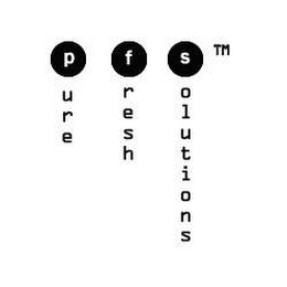 PURE FRESH SOLUTIONS logo