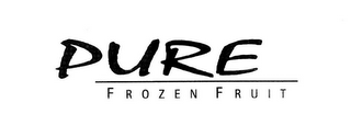 PURE FROZEN FRUIT logo