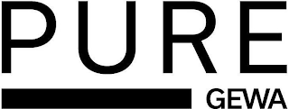 PURE GEWA logo