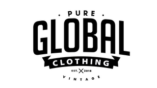 ·  PURE  ·  GLOBAL CLOTHING EST 2018 VINTAGE logo